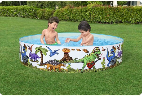 Gyermek kerti medence dinoszaurusz 183 x 38 cm bestway 55022
