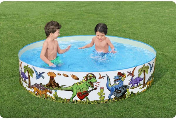 Gyermek kerti medence dinoszaurusz 183 x 38 cm bestway 55022