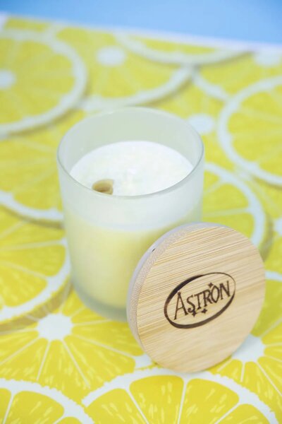 Kívánsággyertya pohárban – Citrus sorbet