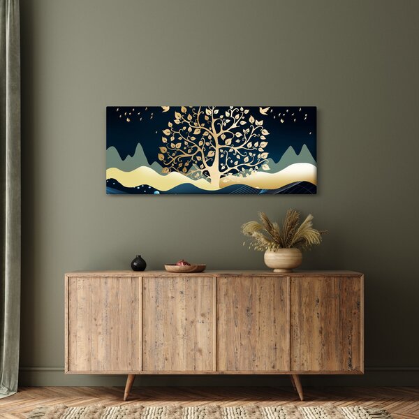 Egy aranyfa képe (120x50 cm)