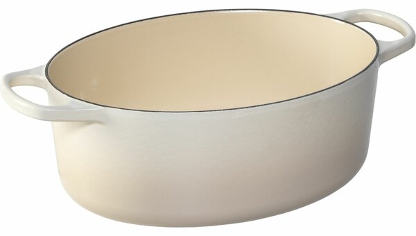 Le Creuset Signature ovális öntöttvas sütő-főzőedény, 31cm, 6,3 l, habcsók