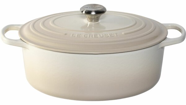 Le Creuset Signature ovális öntöttvas sütő-főzőedény, 31cm, 6,3 l, habcsók