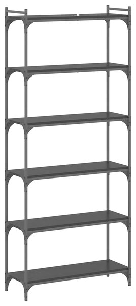 VidaXL Könyvszekrény 6 szintes 80 x 30 x 188 cm Szerelt fa