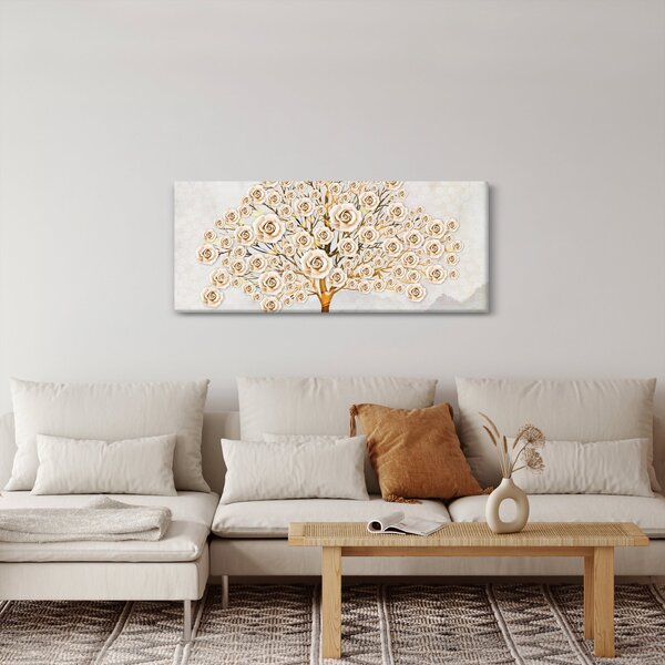 Egy virágfa képe (120x50 cm)