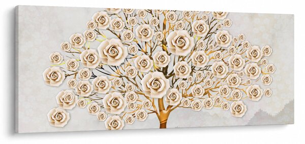 Egy virágfa képe (120x50 cm)
