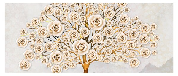 Egy virágfa képe (120x50 cm)
