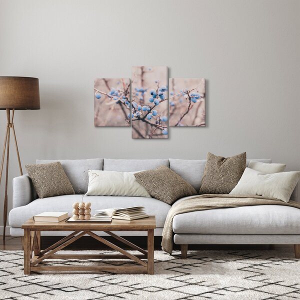 Bogyók egy bokor képe (90x60 cm)