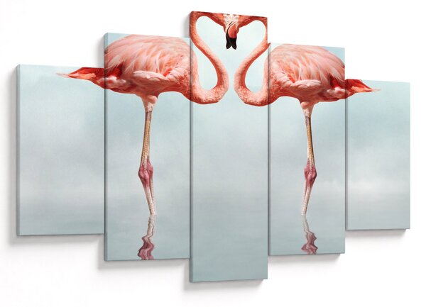 Két flamingó képe (150x105 cm)