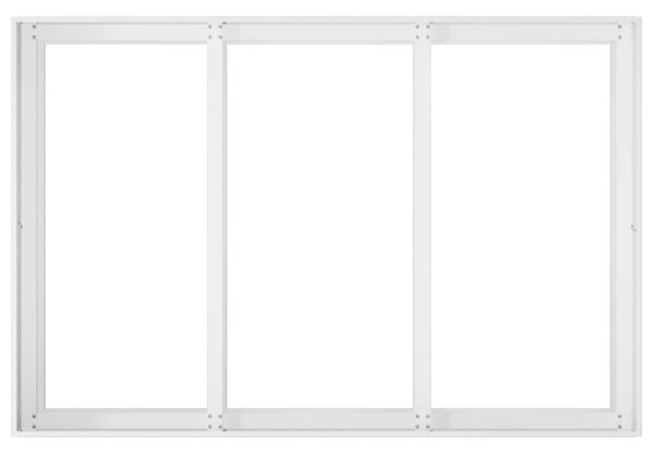 VidaXL Kerti cserép Fehér 120 x 80 x 60 cm Hidegen hengerelt acél