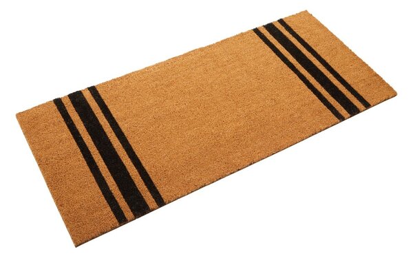 Kókuszrost lábtörlő 55x125 cm Black Stripe – Premier Housewares