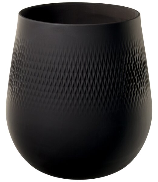 Carré váza, nagy, Manufacture Collier noir kollekció - Villeroy & Boch