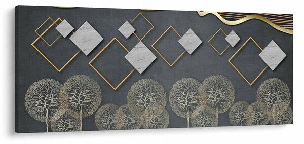 Az absztrakció képe (120x50 cm)