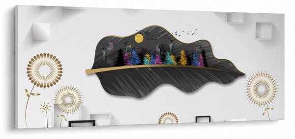 Az absztrakció képe (120x50 cm)