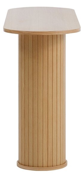 Natúr színű konzolasztal 40x130 cm Nola – Unique Furniture