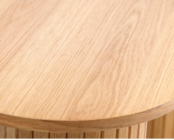 Natúr színű konzolasztal 40x130 cm Nola – Unique Furniture