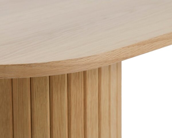 Natúr színű konzolasztal 40x130 cm Nola – Unique Furniture