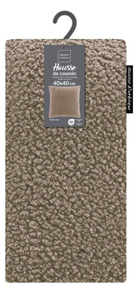 Sherpa párnahuzat 40x40 cm Woolen – douceur d'intérieur