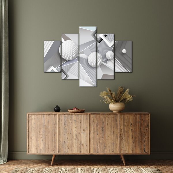 Geometriai absztrakt kép (150x105 cm)