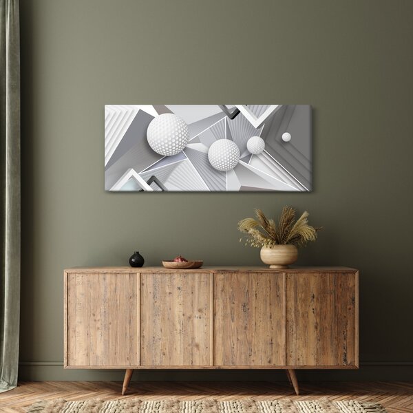 Geometriai absztrakt kép (120x50 cm)