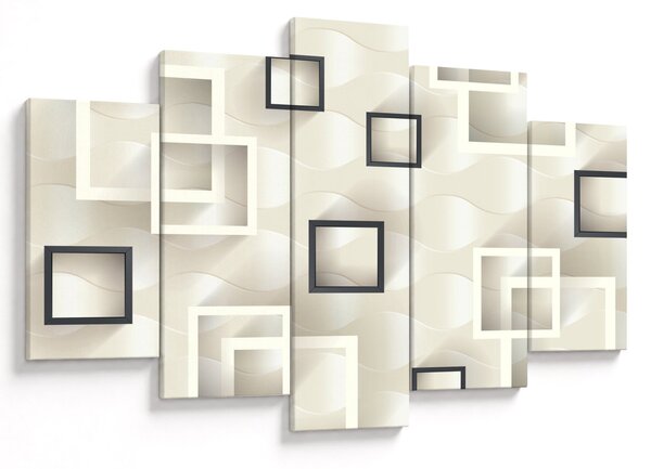 Geometriai absztrakt kép (150x105 cm)
