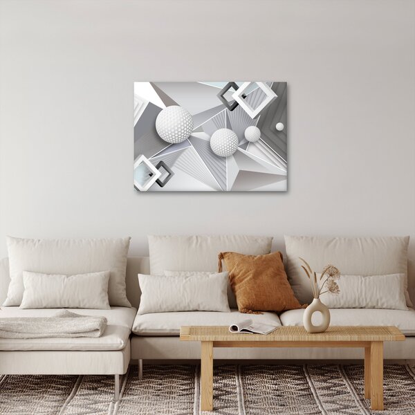 Geometriai absztrakt kép (70x50 cm)