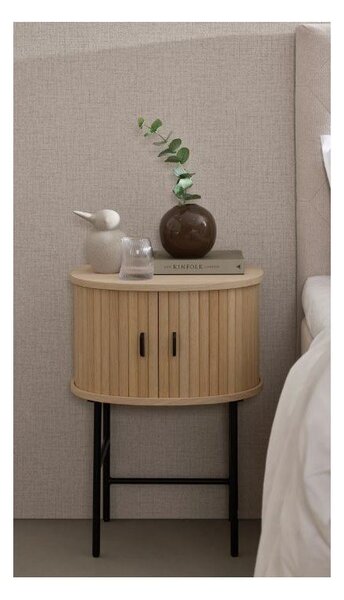 Natúr színű éjjeliszekrény Nola – Unique Furniture
