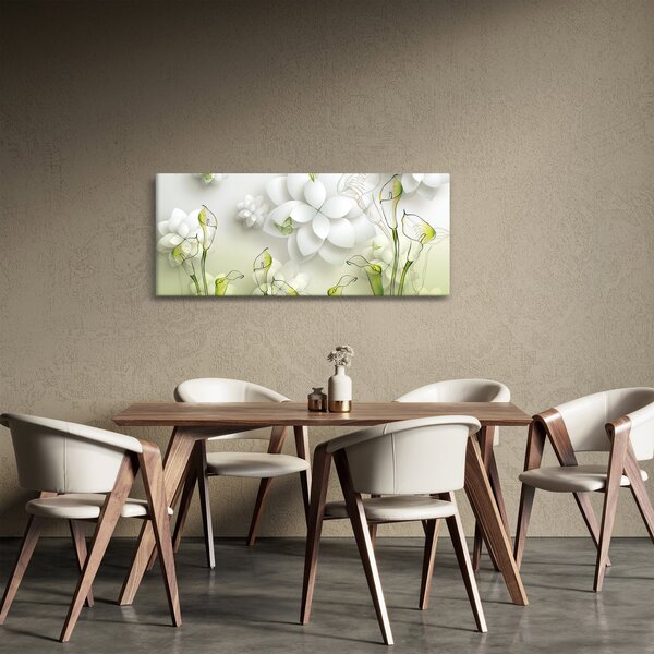 Kép virággal (120x50 cm)