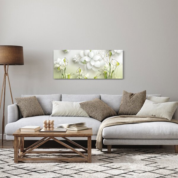 Kép virággal (120x50 cm)