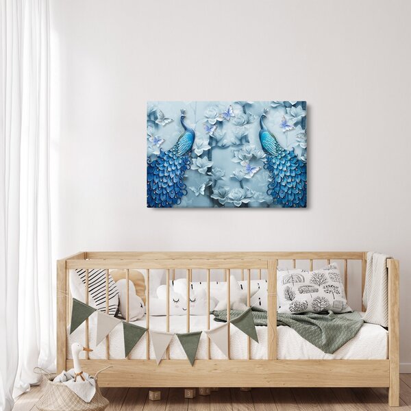 Pávák képe (90x60 cm)