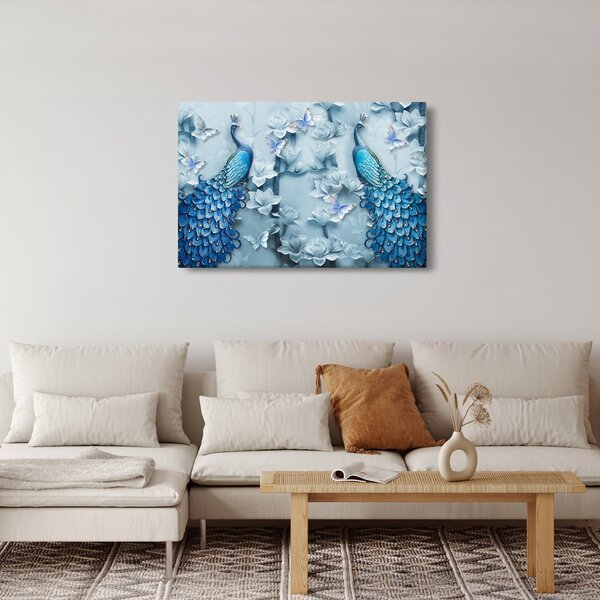 Pávák képe (90x60 cm)
