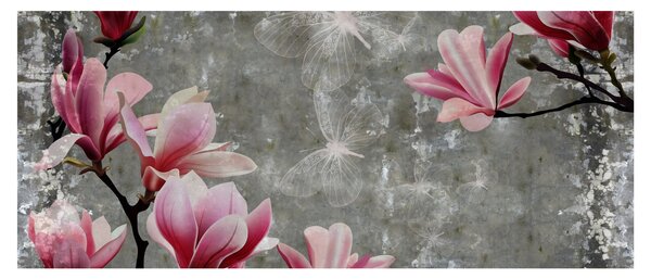 Kép virággal (120x50 cm)