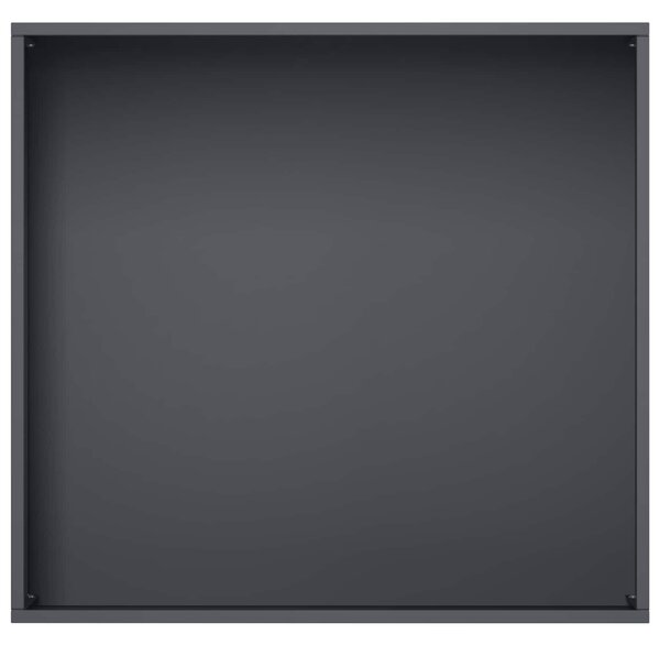 VidaXL Kerti cserép 2 db Antracitszürke 50 x 50 x 49 cm