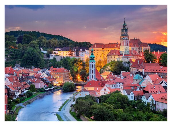 Kép - Český Krumlov (70x50 cm)