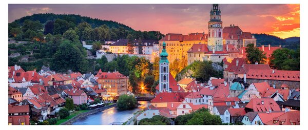 Kép - Český Krumlov (120x50 cm)