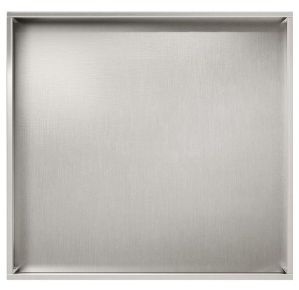 VidaXL Kerti cserép 2 db Ezüst 50 x 50 x 49 cm Rozsdamentes Acél