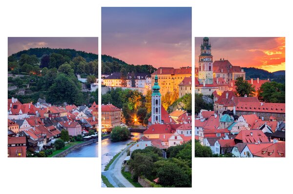 Kép - Český Krumlov (90x60 cm)