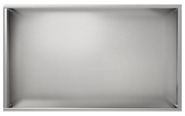 VidaXL Kerti cserép 2 db Ezüst 50 x 30 x 49 cm Rozsdamentes Acél
