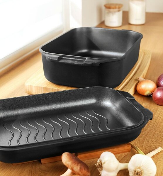 GrandCHEF sütőedény fedővel 40 x 26 cm