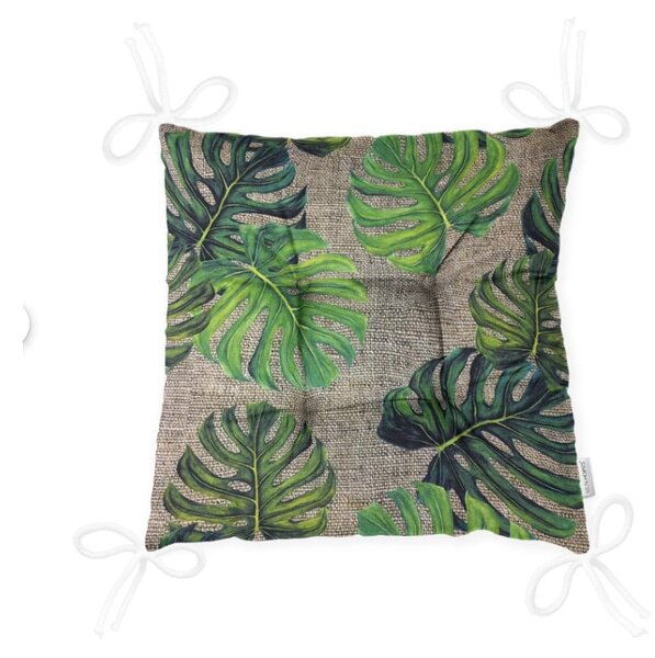 Green Banana Leaves székpárna, 40 x 40 cm - Minimalist Cushion Covers