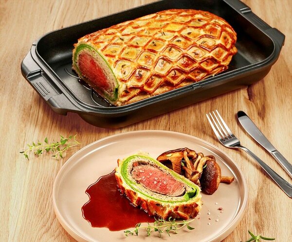 GrandCHEF sütőedény fedővel 40 x 26 cm