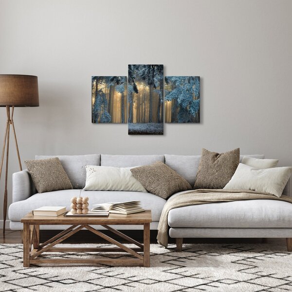 A havas erdő képe (90x60 cm)
