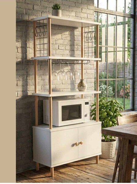Hanah Home Pk09Pk fehér konyhaszekrény