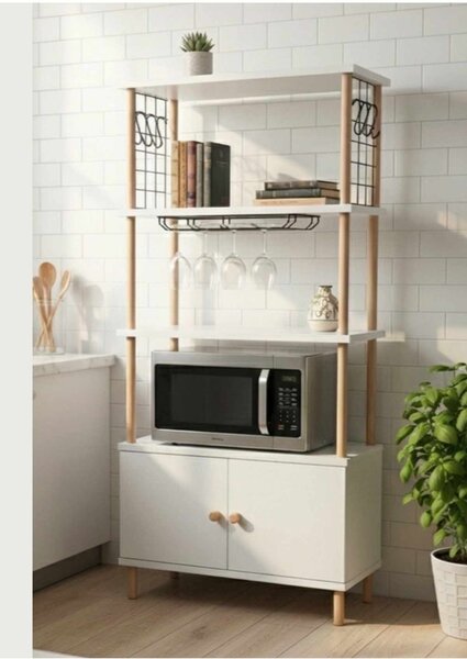 Hanah Home Pk09Pk fehér konyhaszekrény