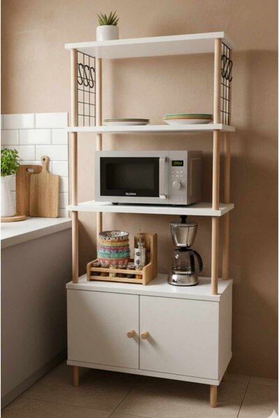 Hanah Home Pk09Pk fehér konyhaszekrény