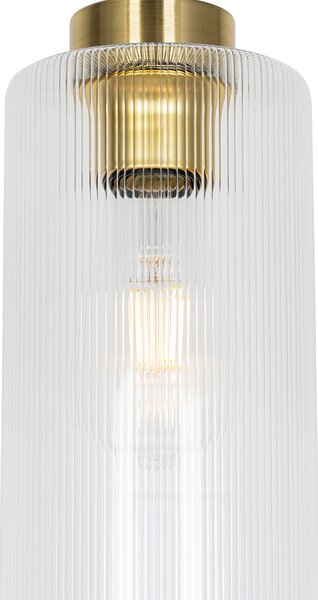 Art Deco lógólámpa arany üveggel - Laura