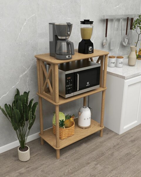Hanah Home Többcélú Polc Oak Arona