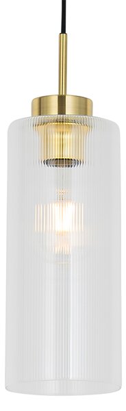 Art Deco lógólámpa arany üveggel - Laura