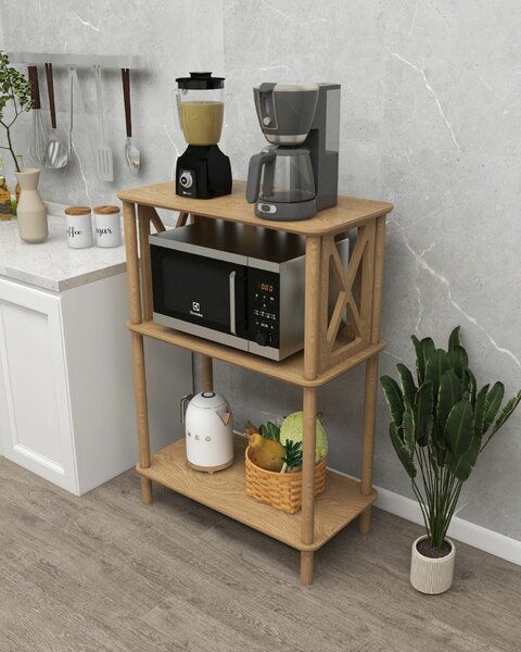 Hanah Home Többcélú Polc Oak Arona