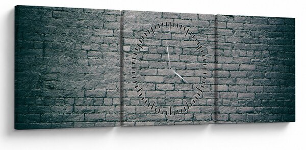 Téglafal képe (órával) (90x30 cm)