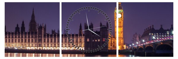 Londoni kép (órával) (90x30 cm)
